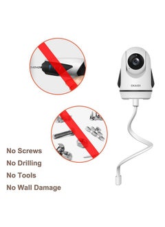Okaidi OKAIDI Baby Monitor Mount for OD8052/OD8060/OD8051/OD8050, Flexible Mount, Travel Baby Monitor Accessory, Portable Baby Camera Stand, Adjustable Baby Monitors Holder for Crib(Camera not Included)  - Image 4