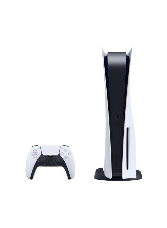 Sony PlayStation 5 Console (Slim Model) - 1TB SSD - Disc Edition - White - Global Version with 1-Year Local Warranty - Image 2