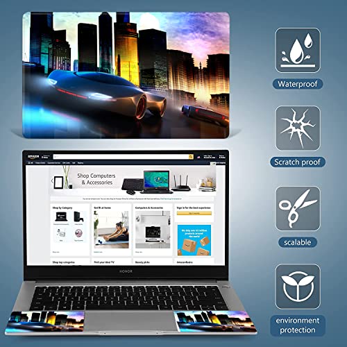 AORTDES Laptop Skin Sticker Decal 15-15.6 Inches, Universal Reusable Vinyl Sticker for 12.1 13 13.3 14 15.4 Inches Netbook/Notebook PC, Waterproof & Scratch-Resistant (City Car) - Image 5