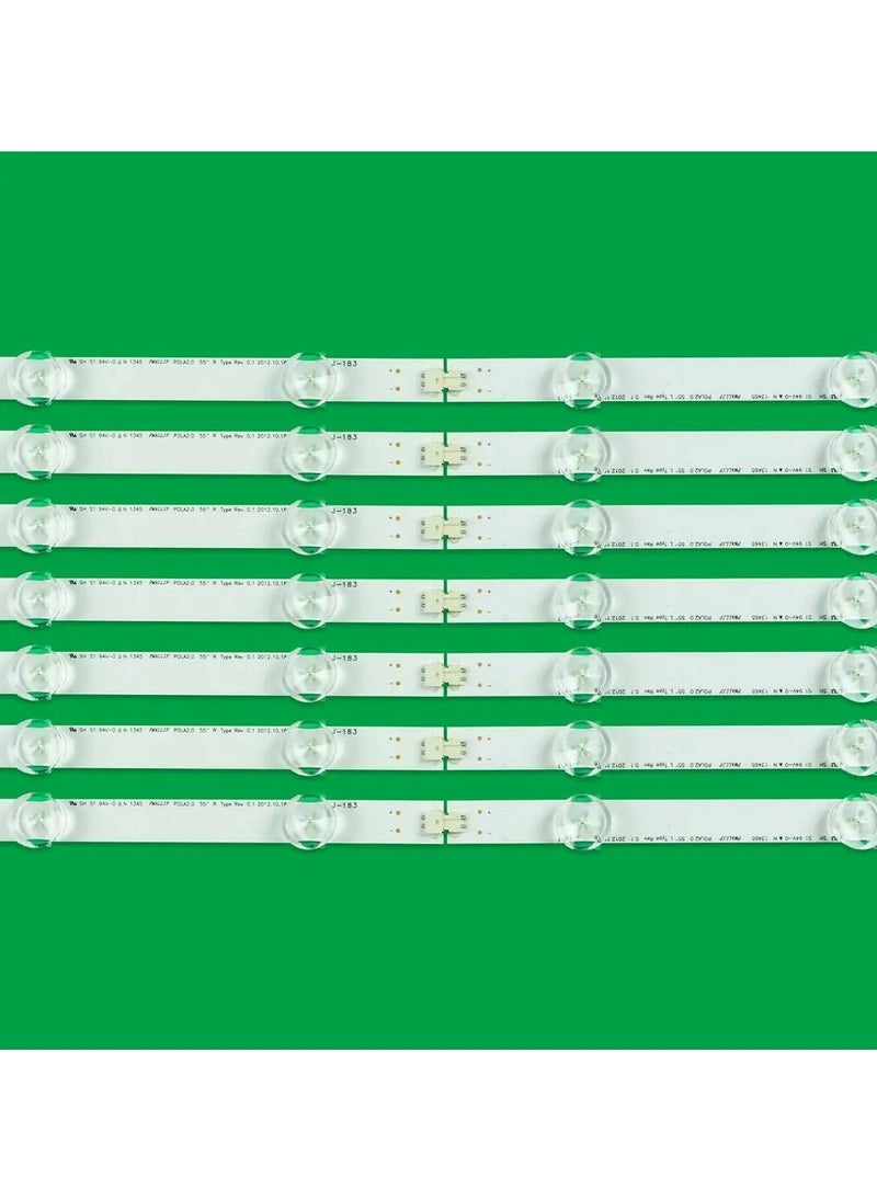 إل جي 7 أزواج من الإضاءة الخلفية LED لتلفزيون LG مقاس 55 بوصة (LG INNOTEK POLA2.0 مقاس 54 بوصة من النوع L REV0.1 2012.10.18، LG INNOTEK POLA2.0 مقاس 54 بوصة من النوع R REV0.1 2013.10.18)  - Image 3