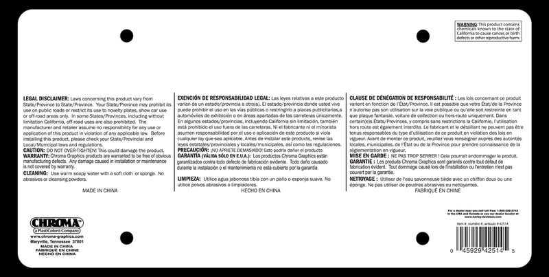 Chroma 42525 Black Star Wars Millennium Falcon Plastic Frame - Image 2