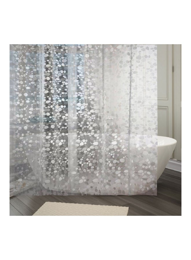 NIBEMINENT PVC Shower Curtain Clear 270x137centimeter - Image 3