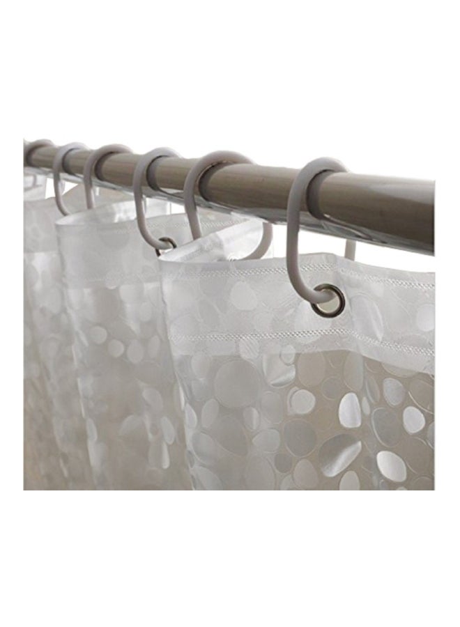 NIBEMINENT PVC Shower Curtain Clear 270x137centimeter - Image 2