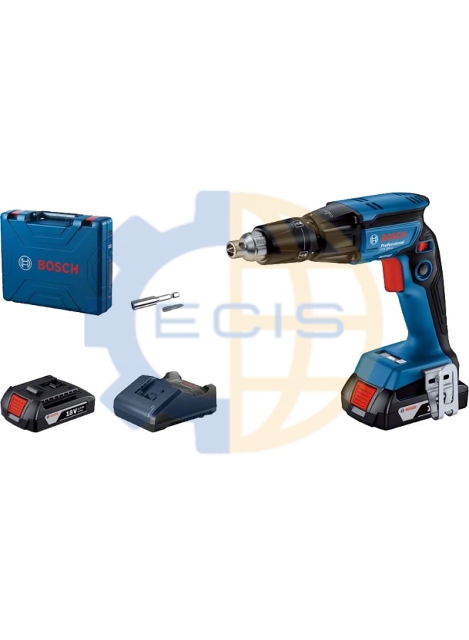 BOSCH 18V 2A Battery Drill 4/1" + 2 Bosch Batteries