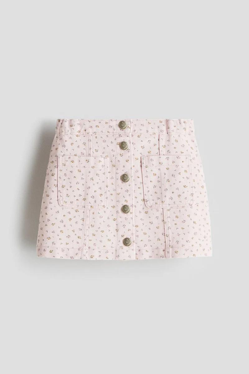H&M Cotton twill skirt
