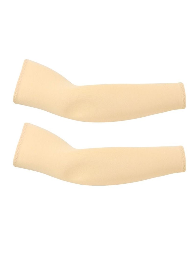 Loquat Sunshade Sports Outdoor Cycling Driving Gloves Arm Covers Ice Sleeves 