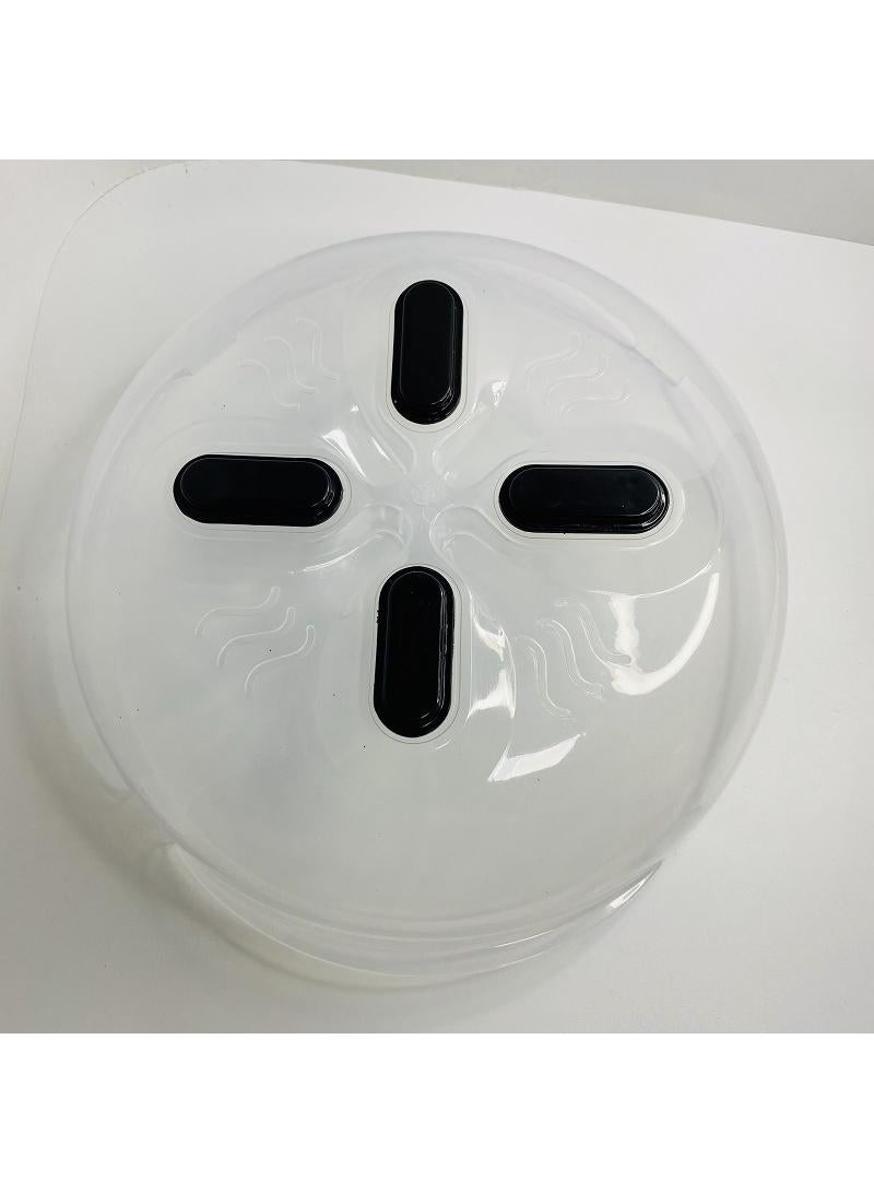 Y&D 1-Piece Microwave Universal Cover Clear/Black  - Image 1
