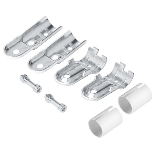 eoere 10 Sets Pivot Tee Pipe Fittings Connector T Adjustable Clamp, Fits OD 1.000" Round Tube and Fits 3/4" EMT - Image 5