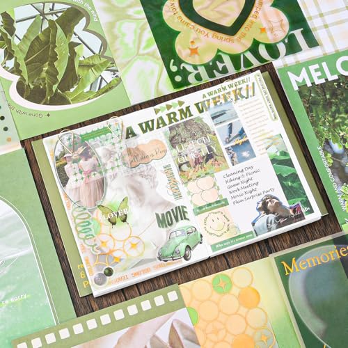 OFFIGIFT Scrapbook Supplies Kit, Vintage Junk journaling Supplies, Scrapbooking Kit with Aesthetic Stuff, Stationary Set, DIY Journal Accessories, Ephemera Collage Craft Supplies Gift for Adults Women Beginner - Image 5