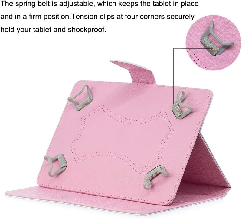 Newshine Universal Case for 6.5-7.5'' Tablet, Colorful Wallet Stand Cover for 7.0'' Samsung Galaxy Tablet, Amazon Kindle Fire 7/HDX 7 and Other Around 7 Inch Models - Icecream Unicorn - Image 5