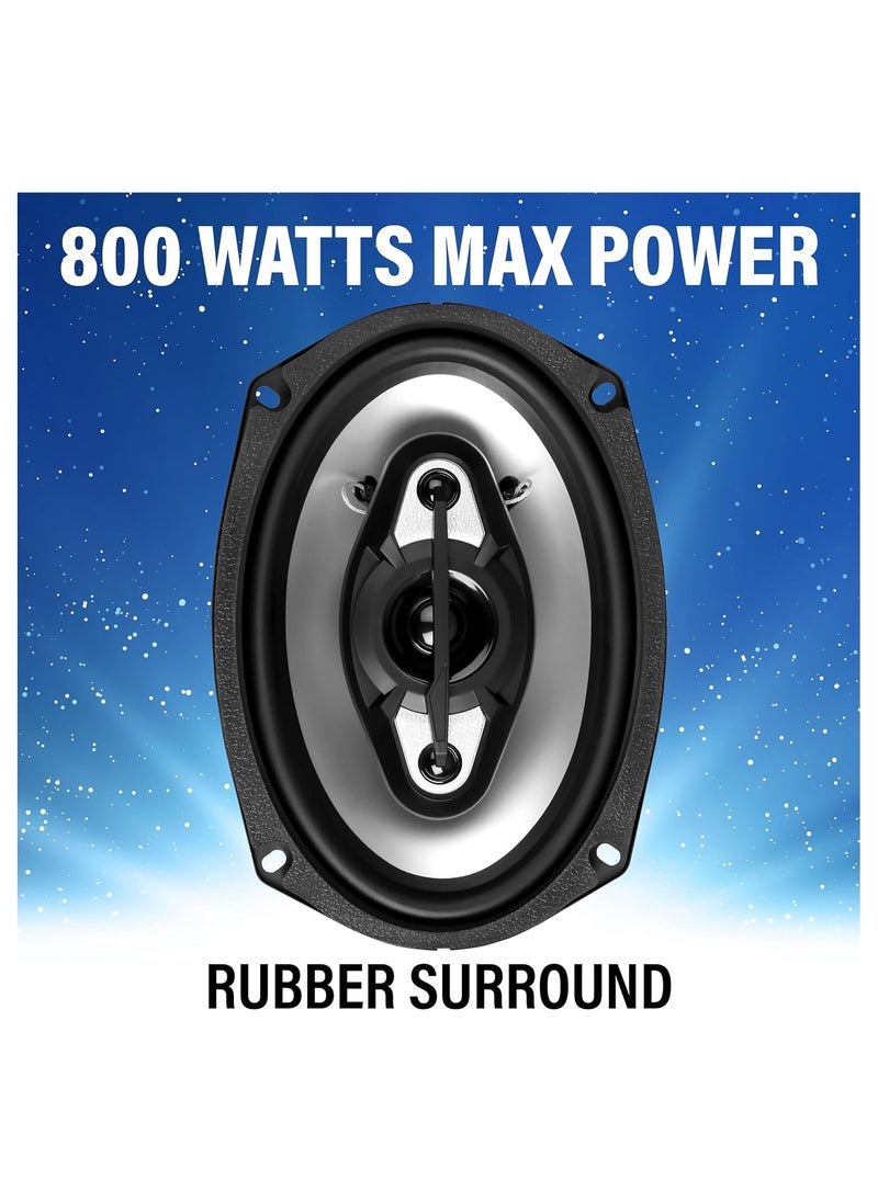 BOSS - Audio Systems NX694 Car Speakers - 800 Watts Per Pair, 400 Watts Each, 6 x 9 Inch, Full Range, 4 Way, Sold in Pairs - Image 1