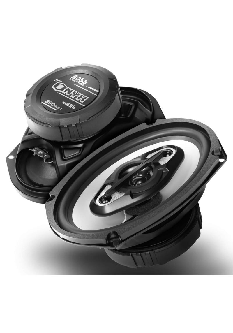 BOSS Audio Systems NX694 Car Speakers - 800 Watts Per Pair, 400 Watts Each, 6 x 9 Inch, Full Range, 4 Way, Sold in Pairs - Image 1