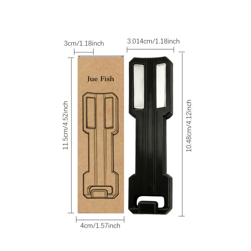 2 Pcs Black Magnetic Aerosol Can Holder Portable Wall Storage Rack Universal Shelving For Garage Workshop Toolbox Easy To Operate Set - Image 3
