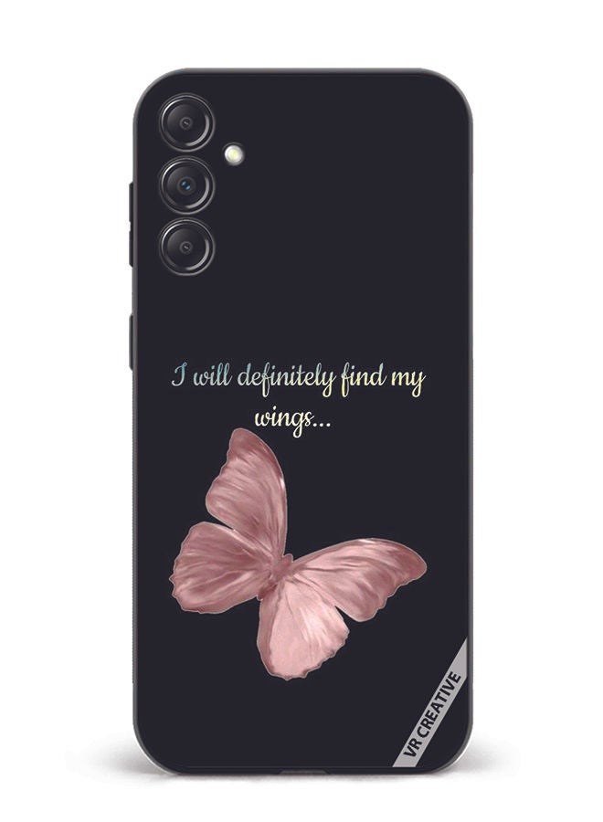VR CREATIVE Protective Case Cover For Samsung Galaxy A34 I Will Definitely Find My Wings Design Multicolour - Image 1