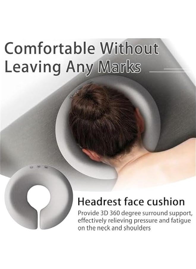 MIXDE Massage Face Pillow Face Down Pillow Office Nap Pillow U-Shaped Face Pillow for Massage Table Spa Salon  - Image 3