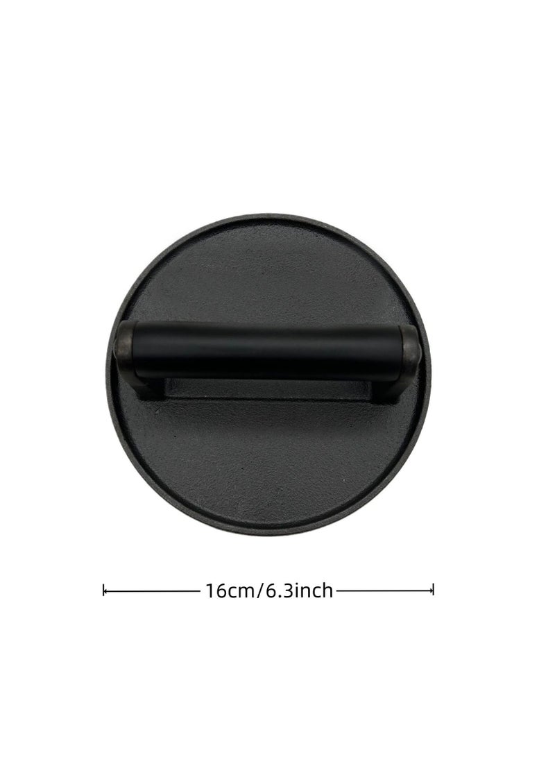 Burger Press, Cast Iron - Image 2