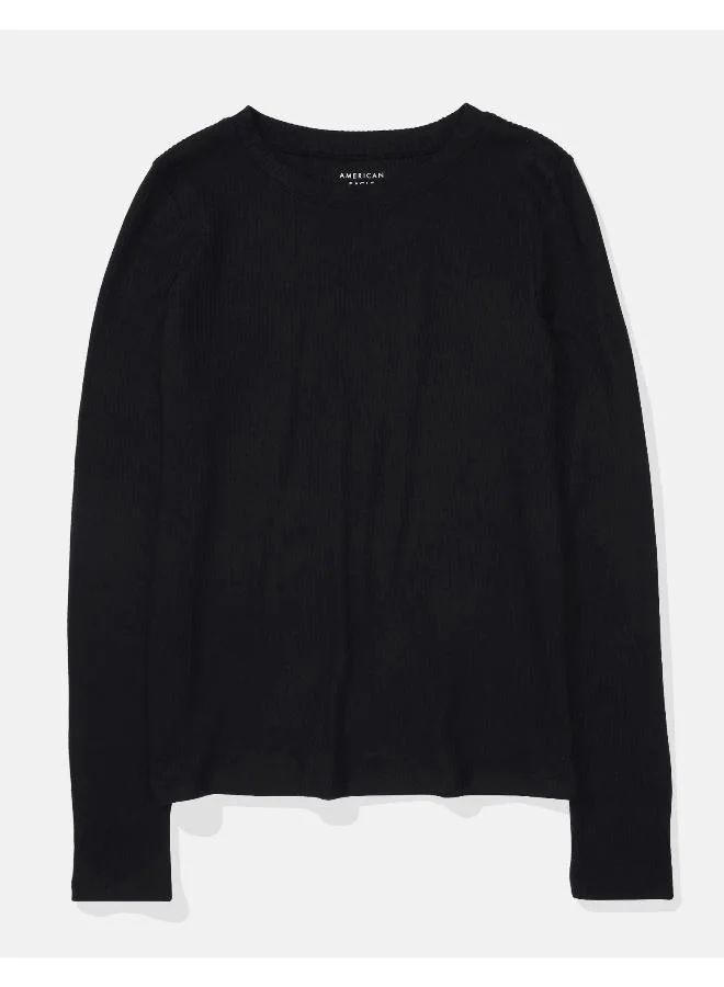 American Eagle AE Plush Long-Sleeve Tee