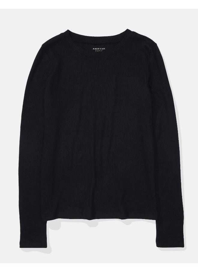 American Eagle AE Plush Long-Sleeve Tee  - Image 3