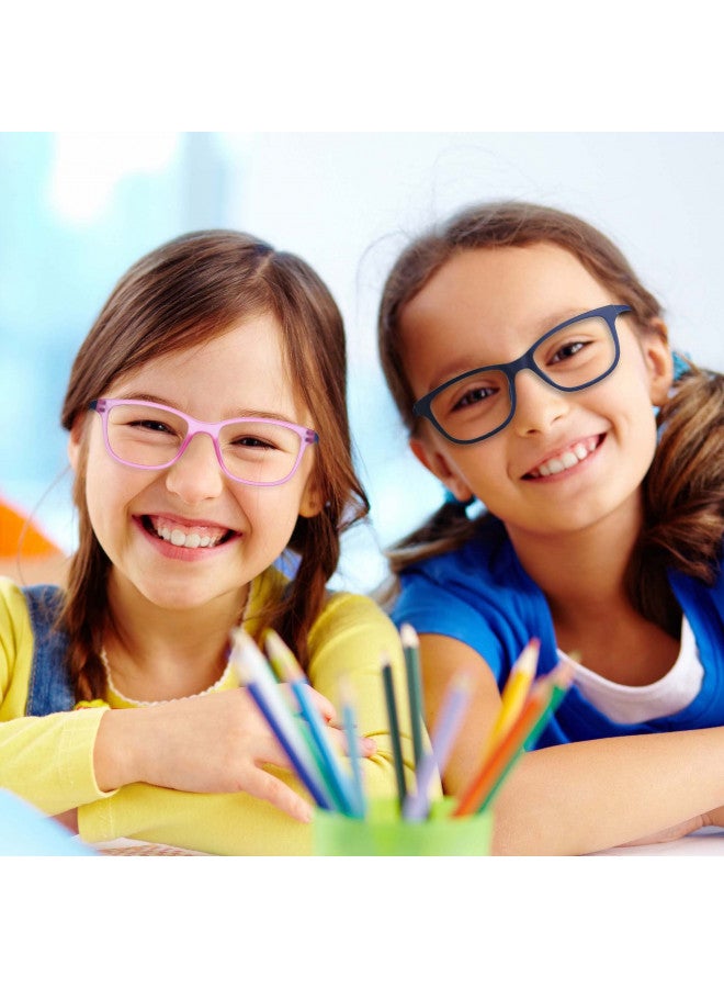 ZENOTTIC نظارات زينوتيك للأطفال لحجب الضوء الأزرق عدسات مضادة للتوهج إطار خفيف الوزن نظارات كمبيوتر للأولاد والبنات (أزرق) - Image 2