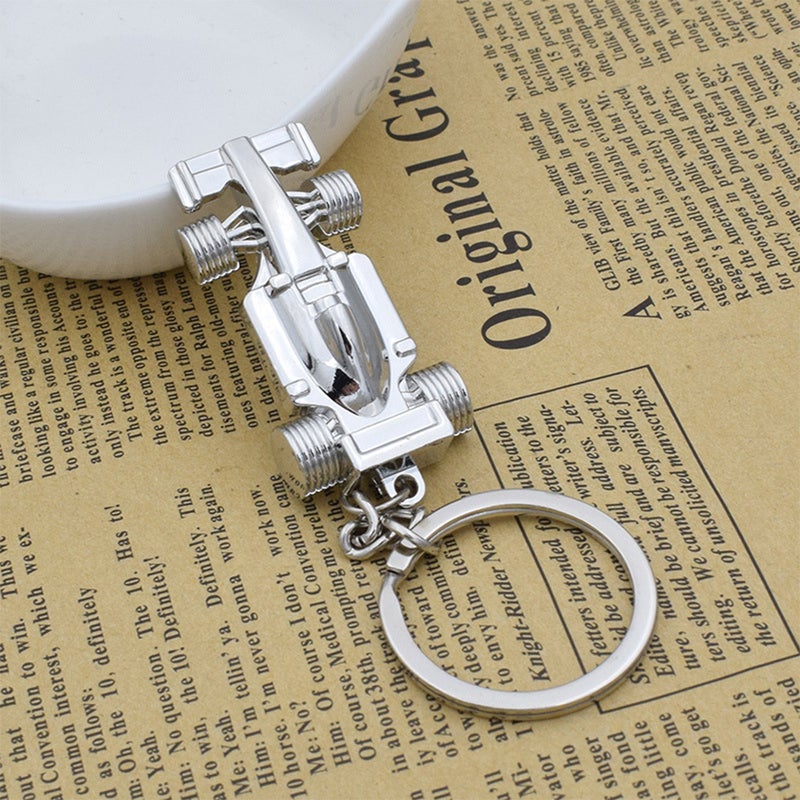 3pcs Chic Racing Car Shape Keychains Fashion Key Holder Unique Key Key Ornament Small Gift for Men Women ( ) - Image 4