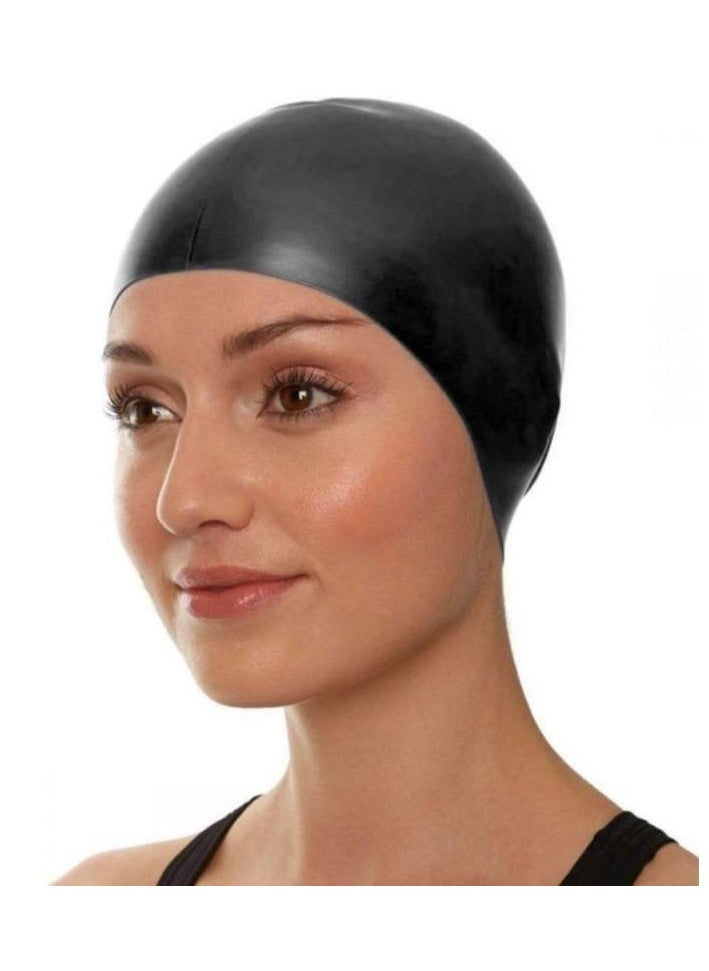 SILICONE SWIM CAPS-ASSORTED 55992