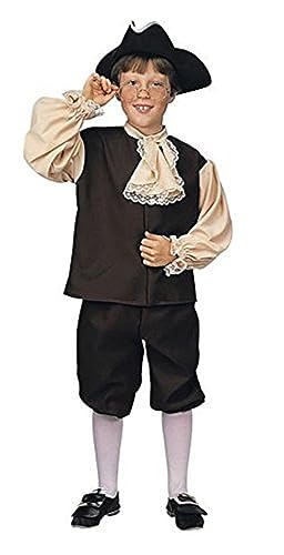 Rubies Colonial Boy Costume for Kids, Boy's Small - Image 2