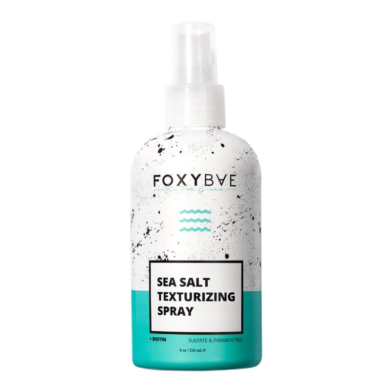 FoxyBae Sea Salt Spray - Texture Spray for Hair Texturizing & Volumizing with Biotin for Growth & Thickening - Wavy Hair Products for Men & Women - 8 Fl Oz - Image 1