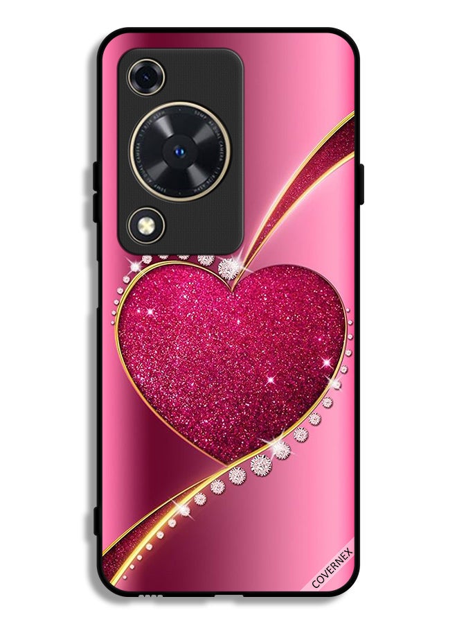 Covernex Huawei Nova Y63 Protective Case Cover Diamond Glitter Heart