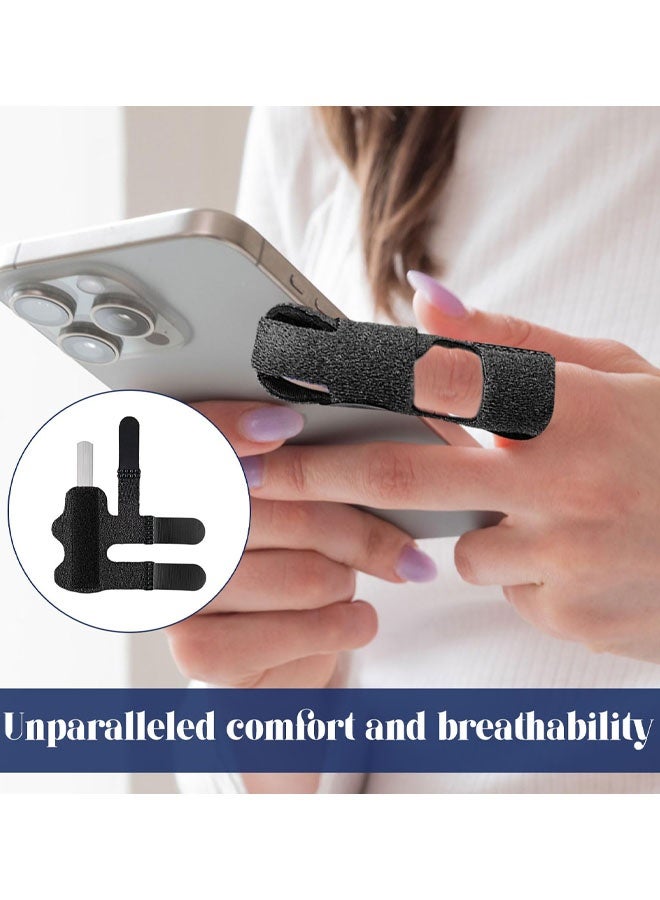 2 قطعة جبيرة إصبع مطرقة قابل للتعديل التغطية الكاملة أصابع الجبائر لتخفيف آلام التهاب المفاصل وكسر المفصل الشلل - Image 5