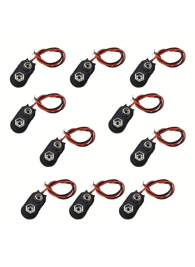 10 قطعة مشابك بطارية 9 فولط نوع I موصلات مقود 5.91 بوصة - Image 4