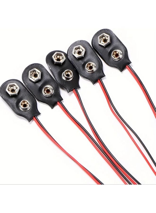 10 قطعة مشابك بطارية 9 فولط نوع I موصلات مقود 5.91 بوصة - Image 2