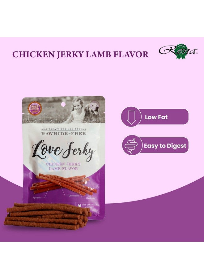 Rena 'S Love Chicken Jerky Lamb Flavour Chicken Sticks For All Breeds Of Dogs, Raw-Hide Free, 100% Cage Free Chicken, Low Fat, Easy To Digest, 480G (Pack Of 4) - Image 3
