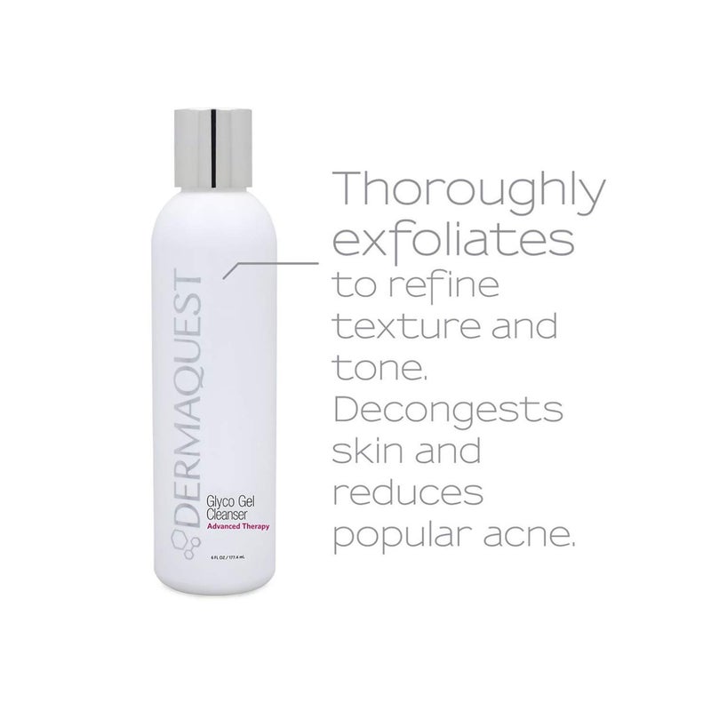 DermaQuest منظف جل رغوي متقدم من ديرما كويست يحتوي على 15% حمض الجليكوليك وحمض اللاكتيك - غسول وجه يومي عميق التنظيف للبشرة الدهنية وحب الشباب البثور (6 أونصات) - Image 5