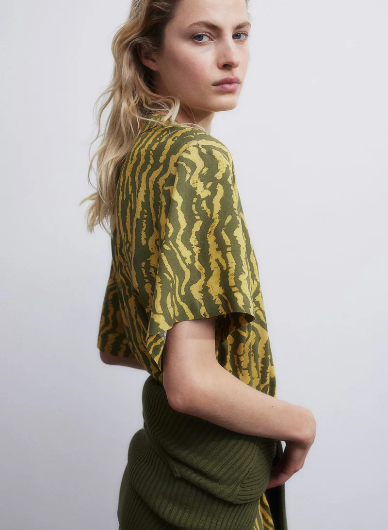 H&M V-Neck Tunic Top