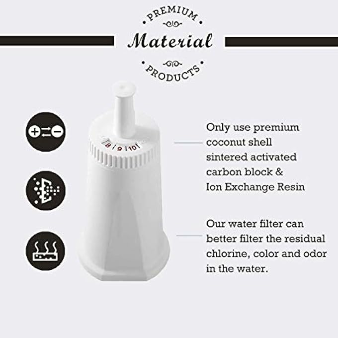 COFFILTRO. 2 Pack Replacement Water Filter Compatible With Breville Sage Claro Swiss For Oracle Barista Bambino Espresso Coffee Machine - Image 4