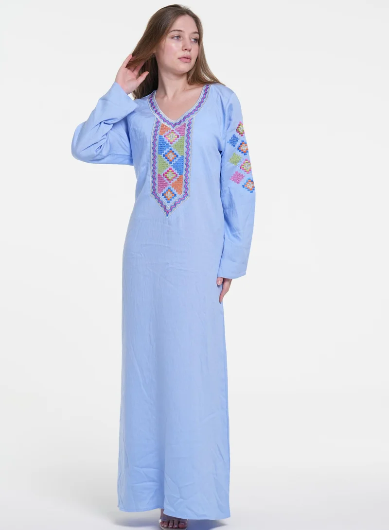 AL BENT AL SHARQIEH mukhawar jalabiya dress