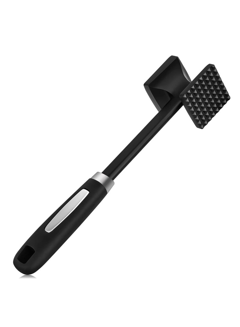 SOLARAE Heavy Duty Meat Tenderizer Hammer, Meat Mallet Tenderizer With Soft Handle, Dual-Sided Meat Hammer Tenderizer, Meat Pounder Kitchen Mallet for Beef, Chicken Pounder - Image 1