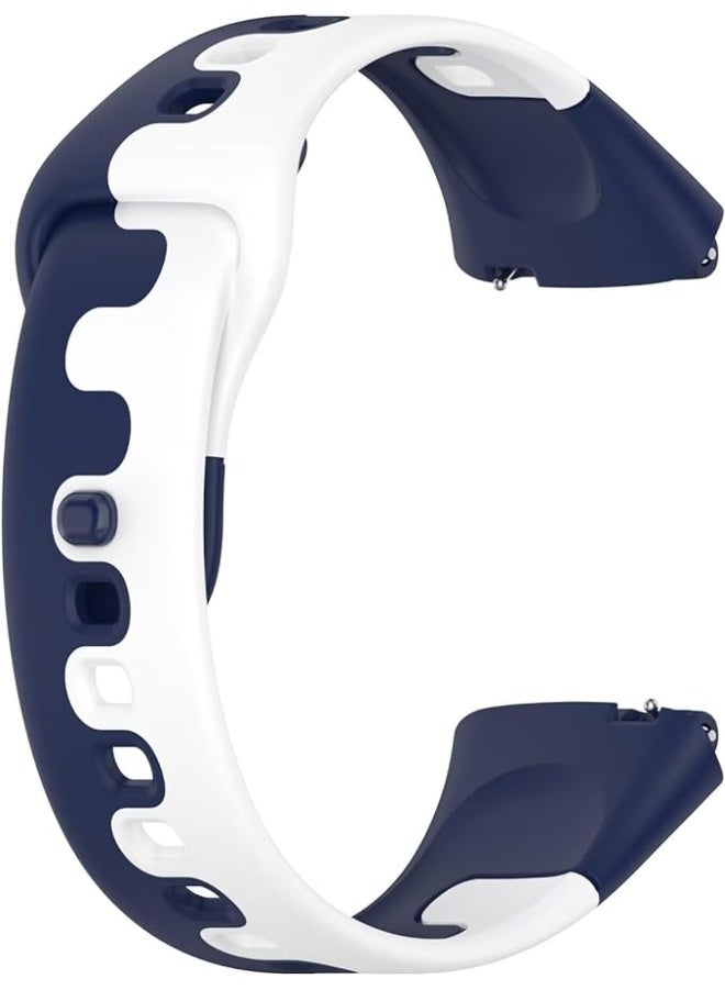 Sport Silicone Strap Compatible with Xiaomi Redmi Watch 3 Active / Redmi Watch 3 Lite, Replacement Soft Silicone Watch Band Wrist Strap, Adjustable Bracelet Wristband for Men and Women - Image 3