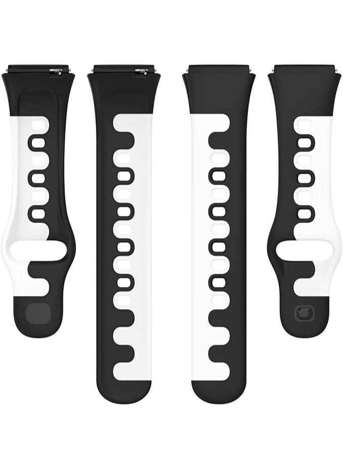 Sport Silicone Strap Compatible with Xiaomi Redmi Watch 3 Active / Redmi Watch 3 Lite, Replacement Soft Silicone Watch Band Wrist Strap, Adjustable Bracelet Wristband for Men and Women - Image 4