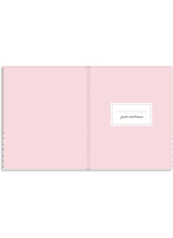 pearhead - Pearhead Hello Beautiful First 5 Years Baby Memory Book with Photo Insert, Perfect Keepsake, Pink, 1 Count (Pack of 1) - Image 1
