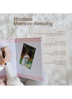 pearhead Pearhead Hello Beautiful First 5 Years Baby Memory Book with Photo Insert, Perfect Keepsake, Pink, 1 Count (Pack of 1)  - Image 5