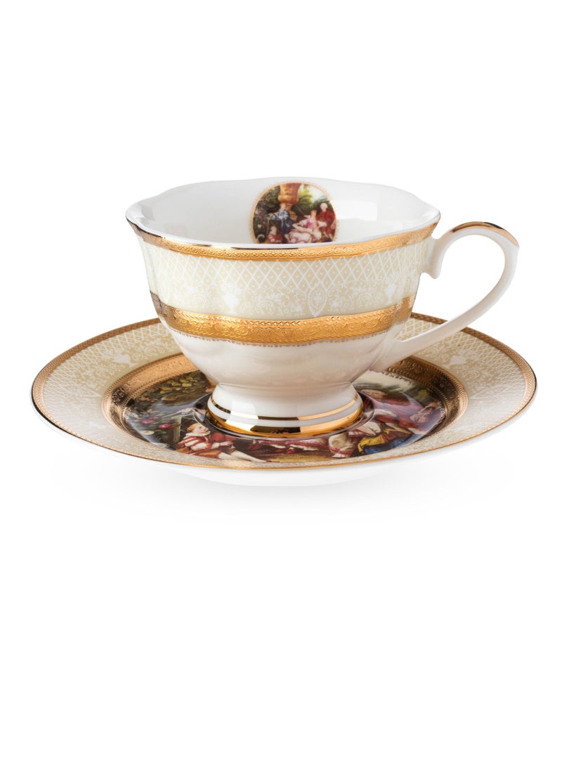Dania - Tea Cup Set With Saucer Harem Al Sultan - Image 1