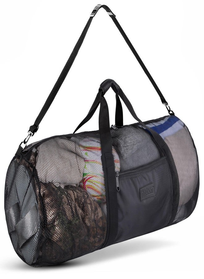 Fitdom 129L 35" Large Mesh Duffle Bag for Scuba Dive or Snorkel Equipment. Best for Water Sports & Beach Activities like Swimming, Diving & Snorkeling. Perfect for Travel, Storage, Gym Gears & Balls. - Image 1