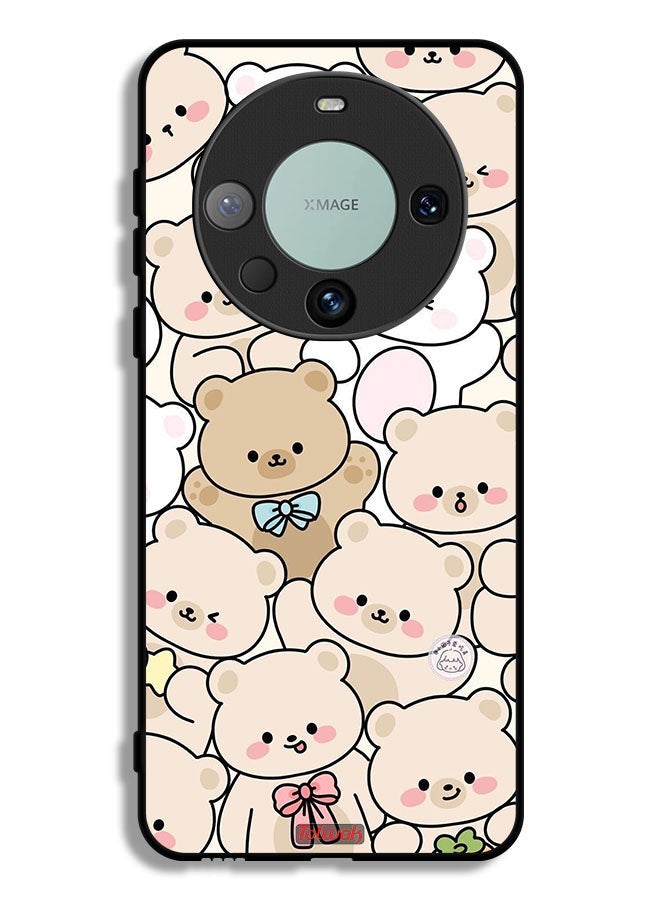 Tolwak Huawei Mate 60 Pro Protective Case Cover Bears Pattern - Image 1