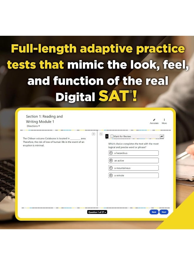 null - Princeton Review SAT Prep, 2024 : 3 Practice Tests + Review + Online Tools for the NEW Digital SAT - Image 1