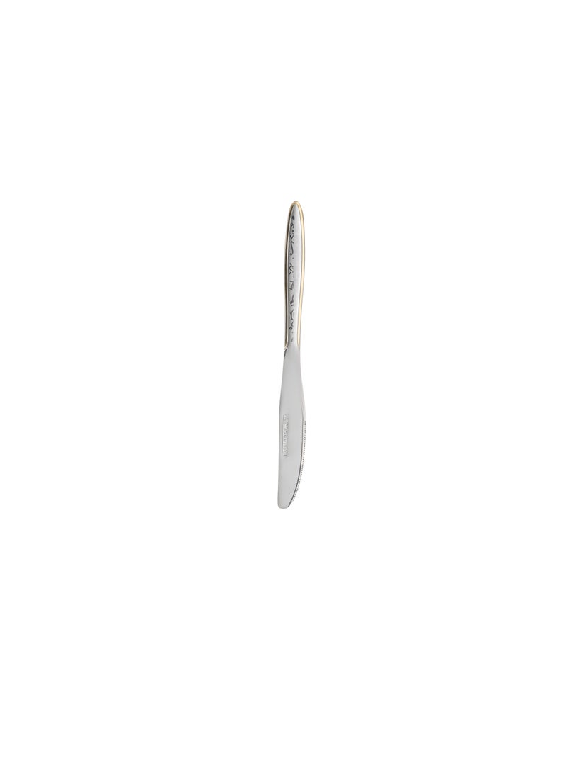 Royalford 2-piece Stainless Steel Table Knife- RF12553/ 23 cm, Stylish and Light-Weight Silver - Image 3