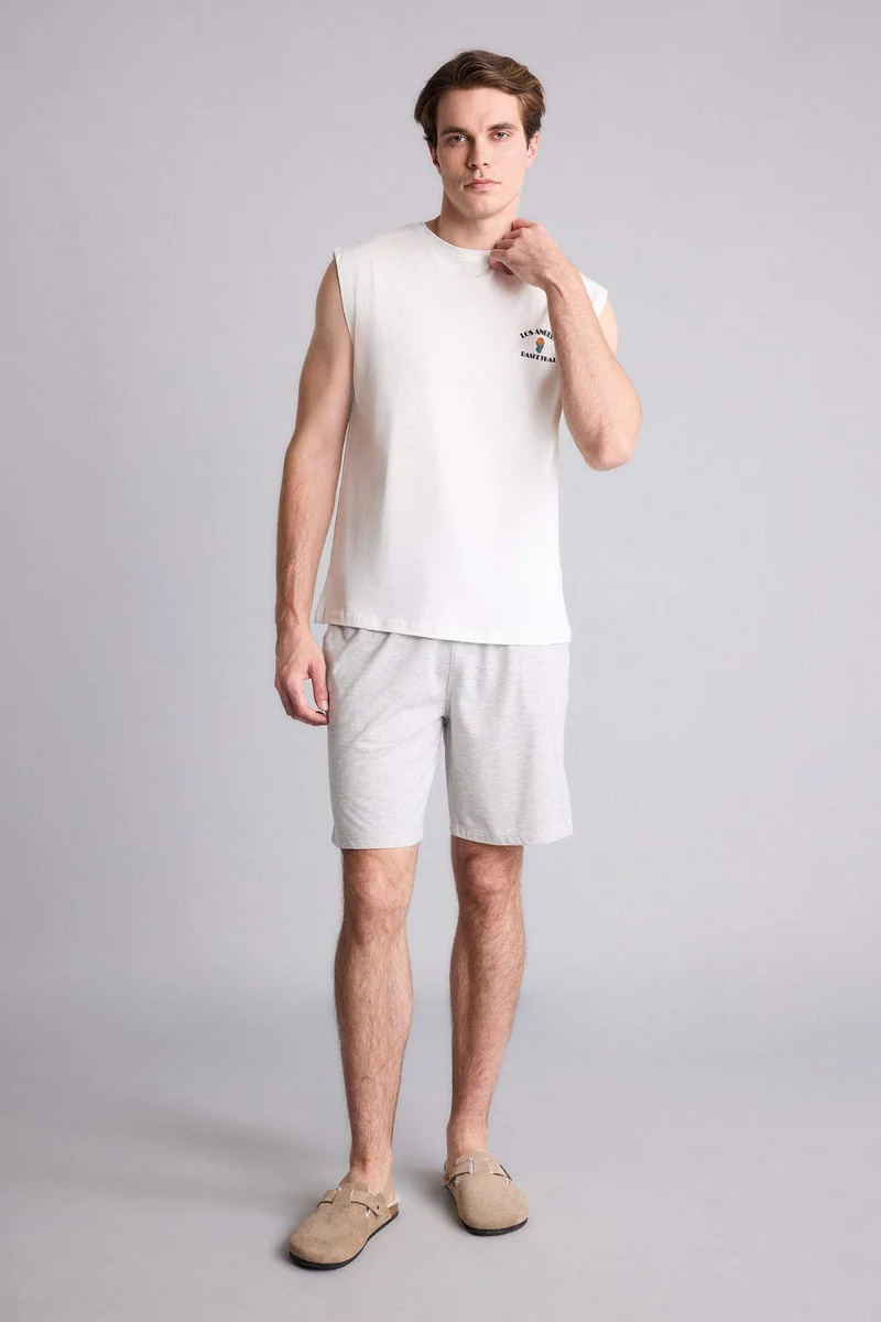 Defacto New Regular Fit T-Shirt Shorts 2 Piece Set