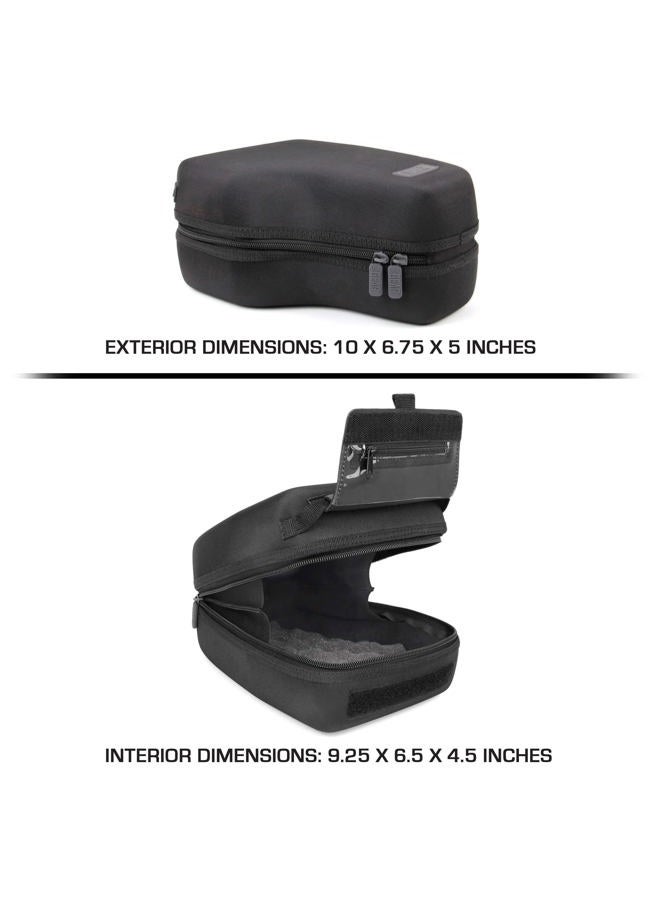 USA Gear حقيبة كاميرا DSLR ذات غلاف صلب من USA GEAR مع وصول سريع وعدسة زوم مع حماية EVA مصبوبة، داخل مبطن، حلقة حزام، ومقبض مطاطي - متوافقة مع نيكون، كانون، بينتاكس والمزيد - Image 3