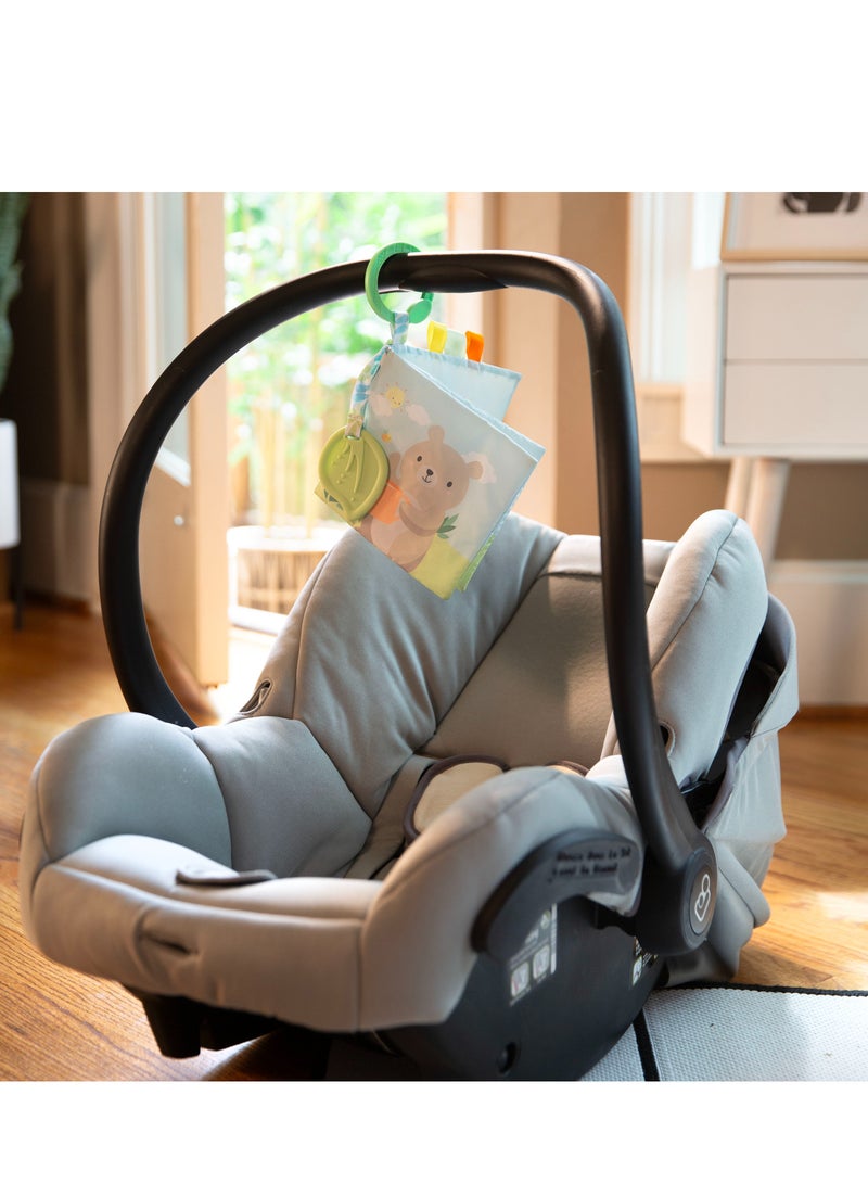 ingenuity ITY by Ingenuity Soft Book, BPA Free, Ideal for Stroller Handles and Diaper Bags, Ages 0 Months and Up- Nate  - Image 5