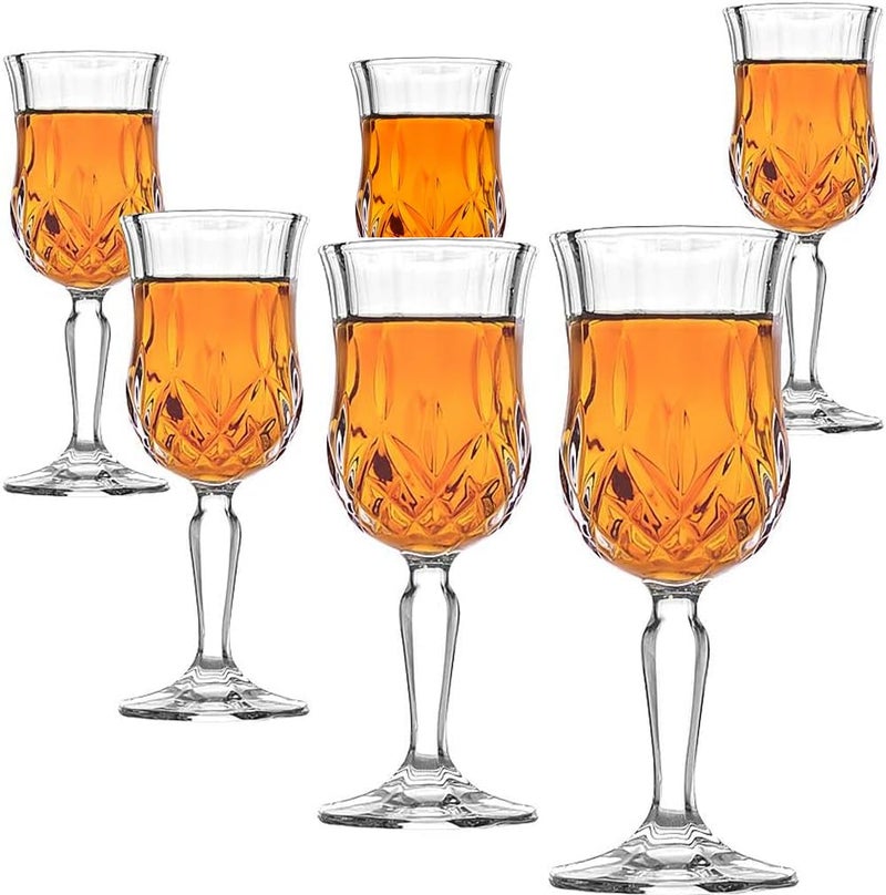 Amlong Crystal Amlong Crystal LeadFree Cordial Glasses  5 oz Set of 6 